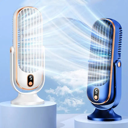 Mini Desktop Evaporative Cooler Fan – USB Personal Cooling Fan with 3 Speeds for Office & Home