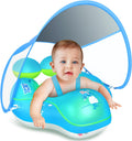 Baby Swim Float with UV Canopy - Infant Pool Ring Seat with Sun Shade for Toddlers 6-36 Months