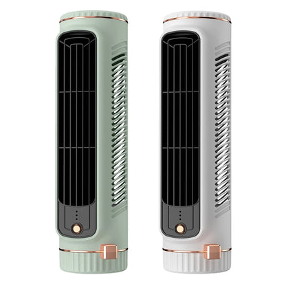 Bladeless Tower Fan – 360° Portable Cooling Fan with Wide-Angle Airflow for Home & Office