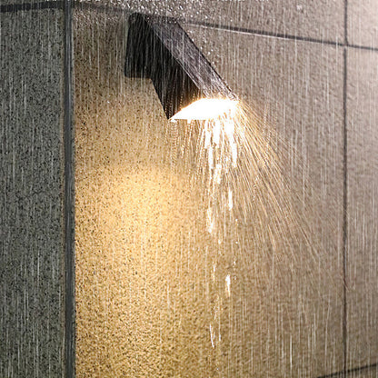 [Open-Box]90° Adjustable LED Waterproof Black Modern Solar Wall Lights