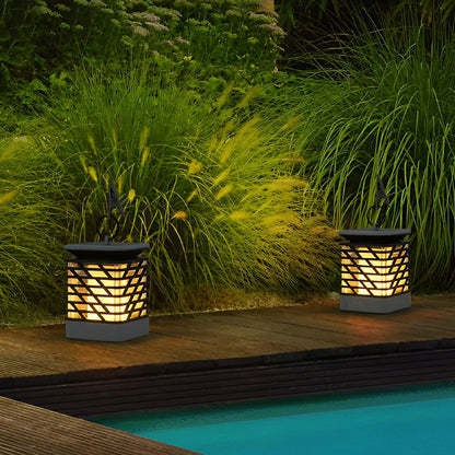 Portable Smart Solar LED Outdoor Lantern – Light-Sensing Dusk-to-Dawn Waterproof Garden Lamp for Porch & Patio