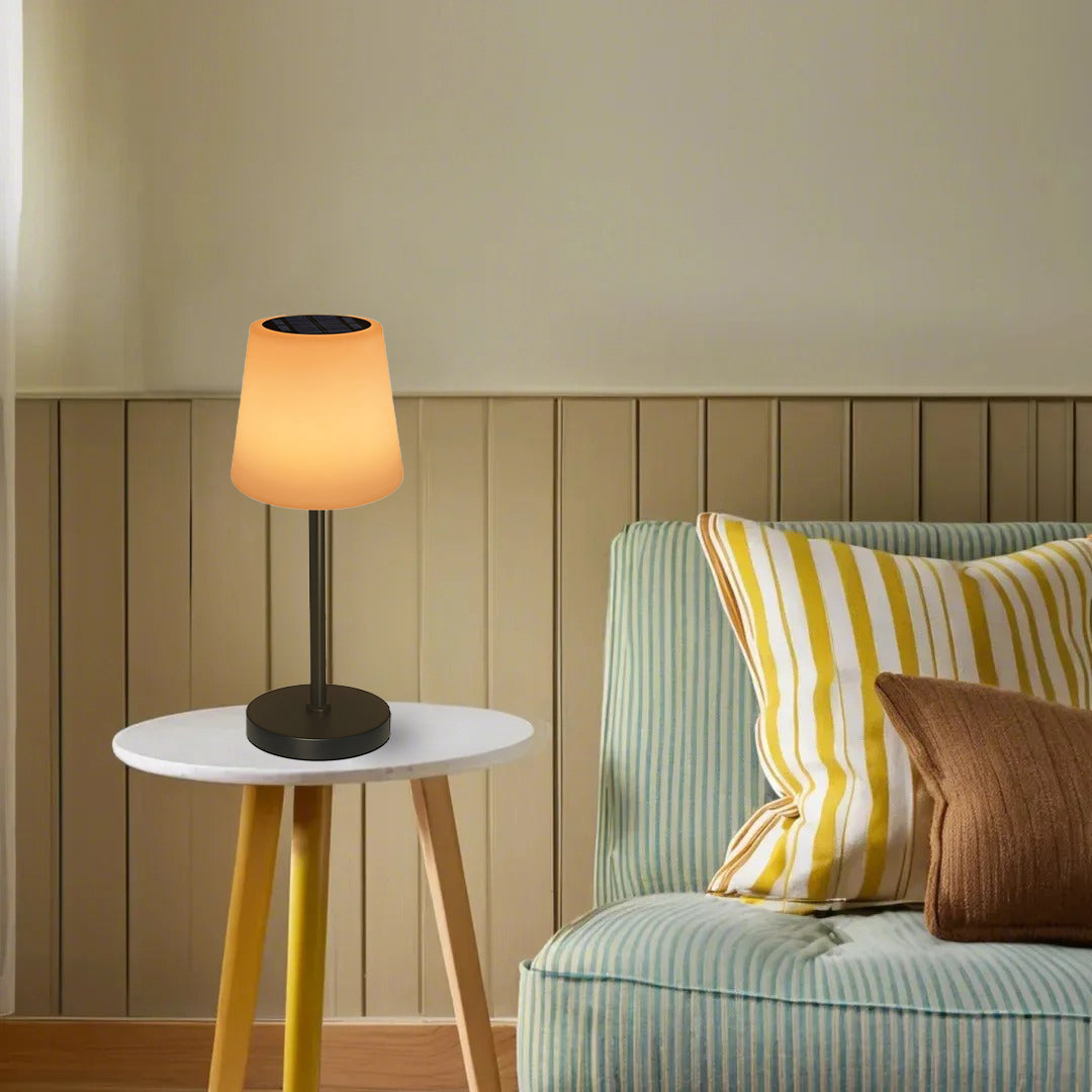 Waterproof Solar-Powered Smart Desk Lamp with Remote Control