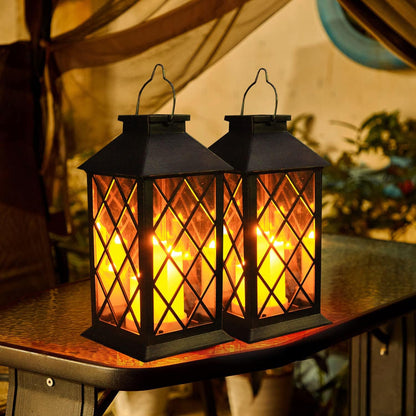 Solar LED Garden Hanging Lantern – All-Weather Decorative Outdoor Lamp for Patio, Yard, Fence & Pathway