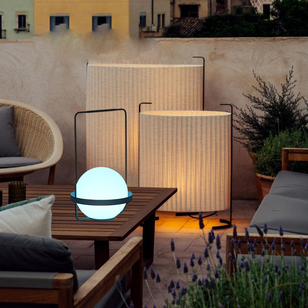 Portable Waterproof USB-Rechargeable Colorful LED Ball Table Lamps