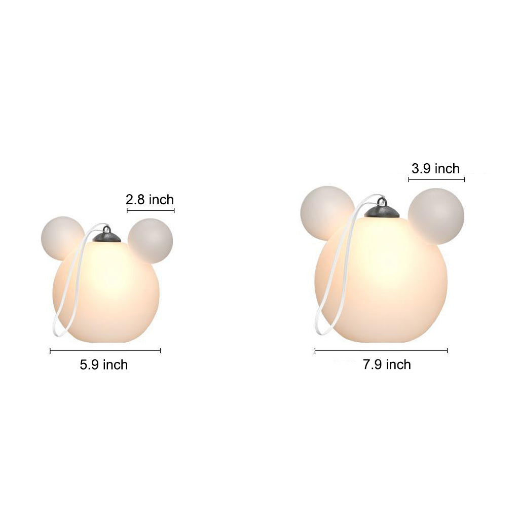 Cute Cartoon 3D Animal Lights - Waterproof, USB Rechargeable Outdoor Hanging Lights