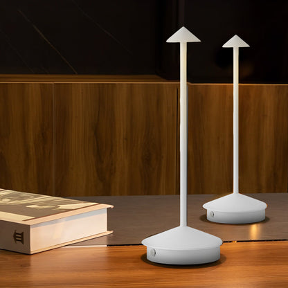 Mini Triangle LED Table Lamp – Dimmable Geometric Desk Light for Bedroom, Office & Modern Interiors
