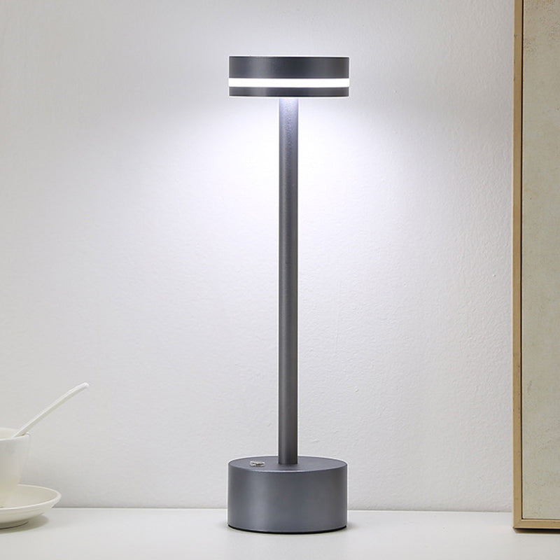Rechargeable Portable Rod Table Lamp – 3-Step Dimmable LED Mood Light for Bedroom, Desk & Bar