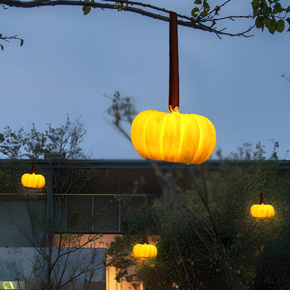 Portable Resin Pumpkin LED Garden Light – USB-Rechargeable Waterproof Outdoor Decorative Lamp