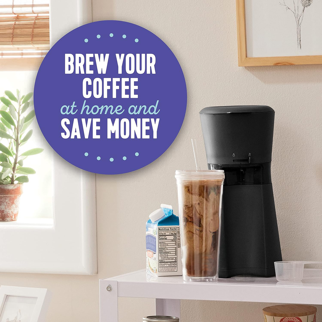 Iced Coffee Maker Machine - Cold Brew Coffee Maker for Home Fast Brewing Iced Coffee & Cold Drinks