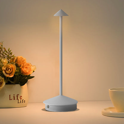 Mini Triangle LED Table Lamp – Dimmable Geometric Desk Light for Bedroom, Office & Modern Interiors