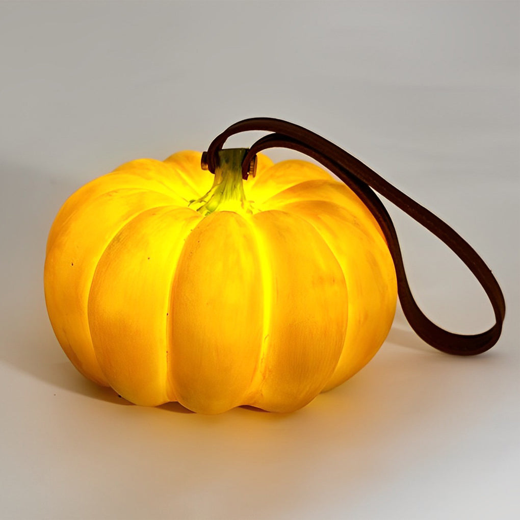 Portable Resin Pumpkin LED Garden Light – USB-Rechargeable Waterproof Outdoor Decorative Lamp