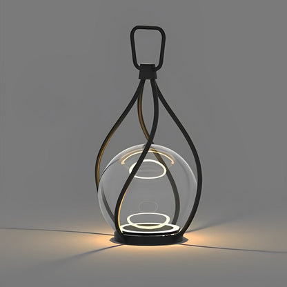 Creative Metal LED Night Light – Waterproof USB-Rechargeable Stainless Steel Portable Outdoor Lamp