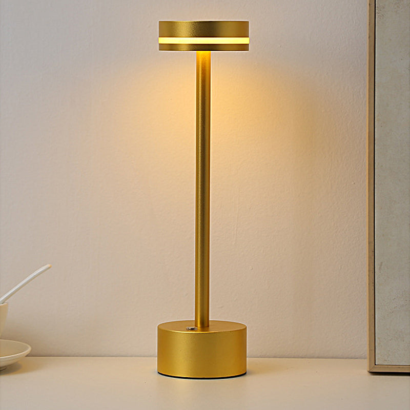 Rechargeable Portable Rod Table Lamp – 3-Step Dimmable LED Mood Light for Bedroom, Desk & Bar