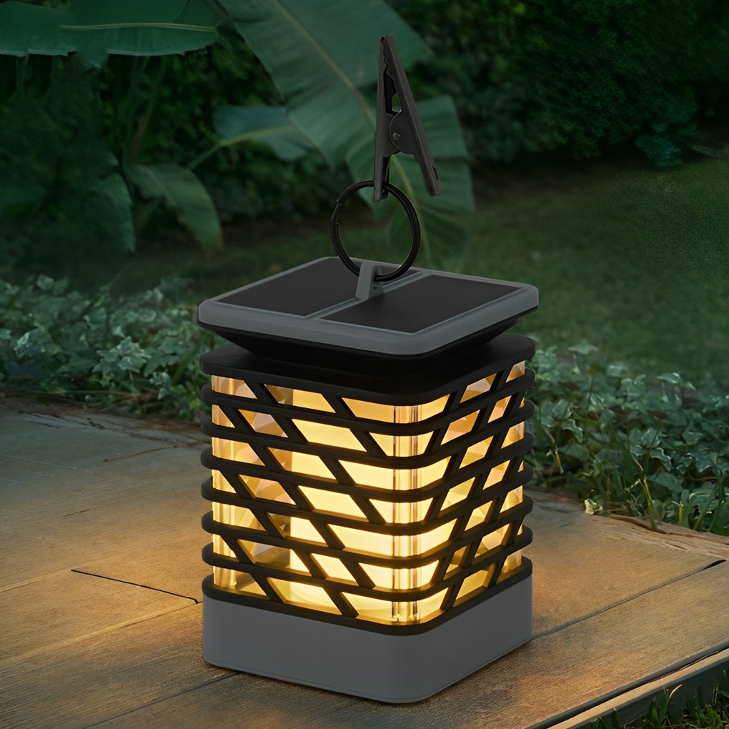 Portable Smart Solar LED Outdoor Lantern – Light-Sensing Dusk-to-Dawn Waterproof Garden Lamp for Porch & Patio