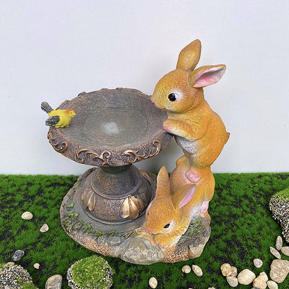 Resin Animal Solar Garden Lights