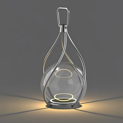 Creative Metal LED Night Light – Waterproof USB-Rechargeable Stainless Steel Portable Outdoor Lamp