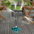 Outdoor Patio Misting System Freestanding - Garden Cooling Mist Fan with Extension Tube for Backyard