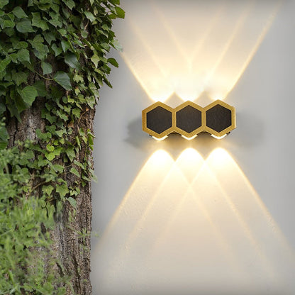 Honeycomb LED Lights Wall LED Waterproof Modern Light