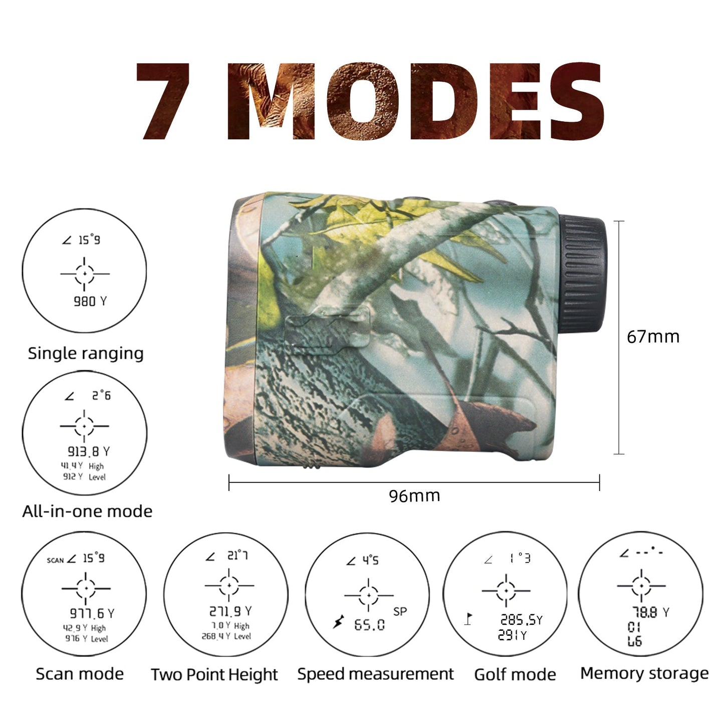 1000 Yards Hunting Range Finder