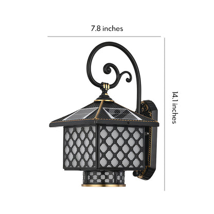 Solar Outdoor Sconces European-Style Waterproof Lamp