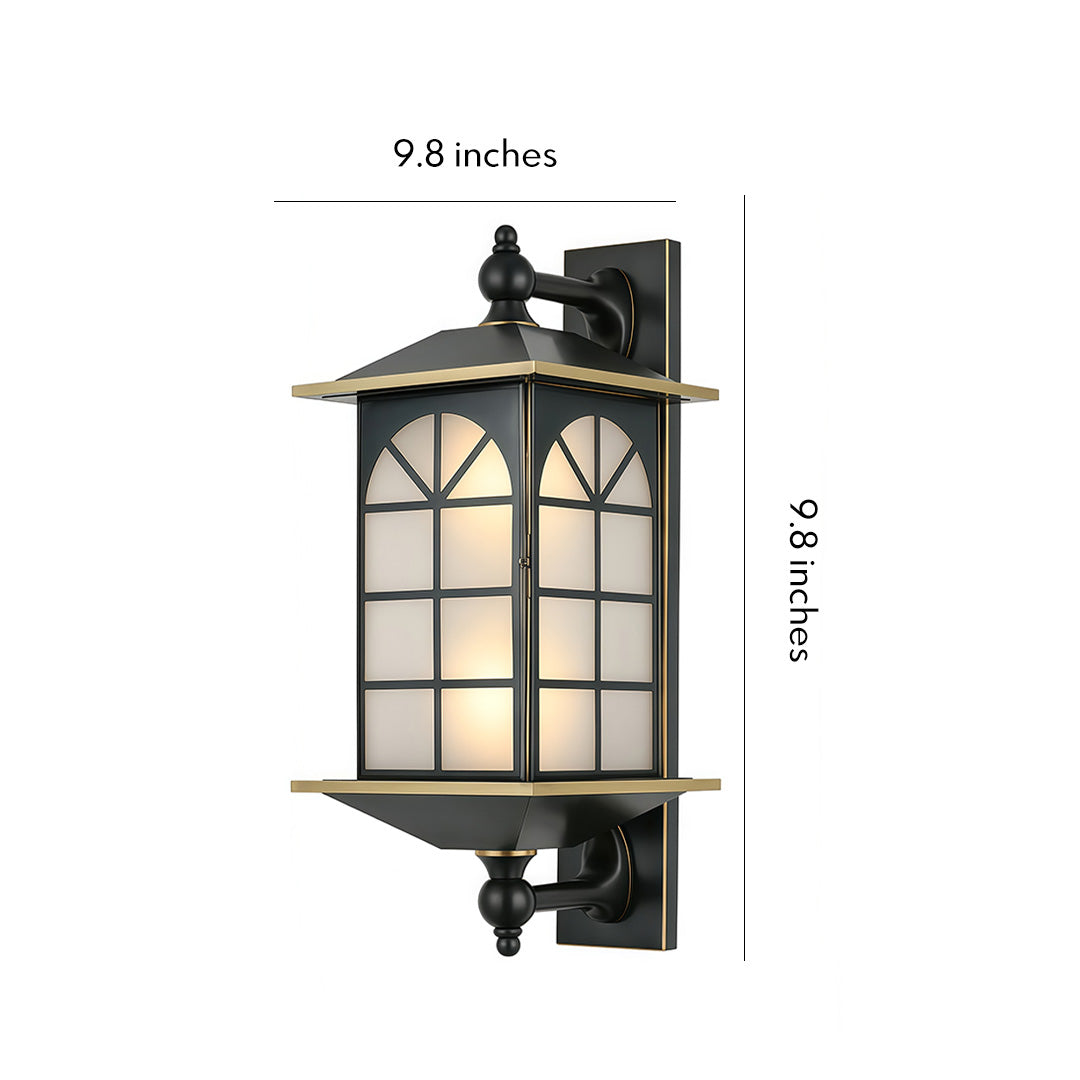 Outdoor Lantern Wall Light European Waterproof Garden Light