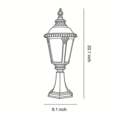 Fence Pillar Lights Waterproof Outdoor Exterior Column Head Lamp