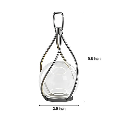 Creative Metal LED Night Light – Waterproof USB-Rechargeable Stainless Steel Portable Outdoor Lamp