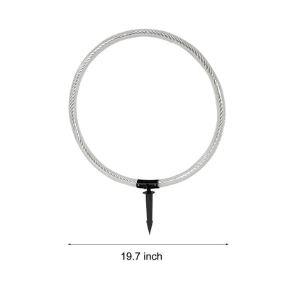Sleek Ring LED Lawn Lamp Modern Waterproof Landscape Lighting
