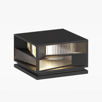 Black Waterproof LED Outdoor Pillar Light