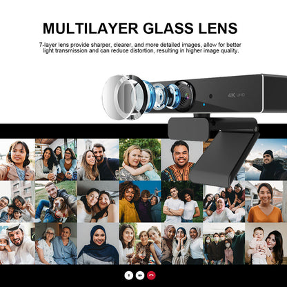 4k Ultra High Resolution Webcam