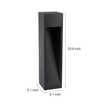 Industrial Rectangular LED Pathway Light 5W Waterproof Fixture with Open Slide Illumination