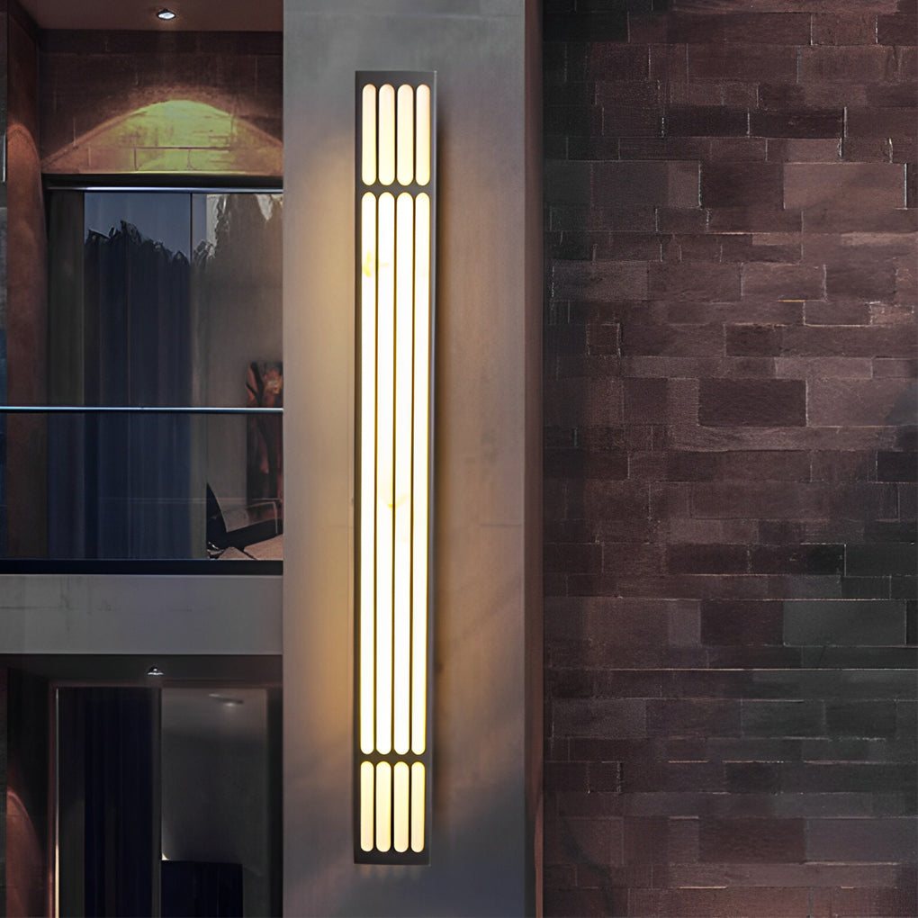 Large Outdoor Wall Light Modern Rectangular LED Light