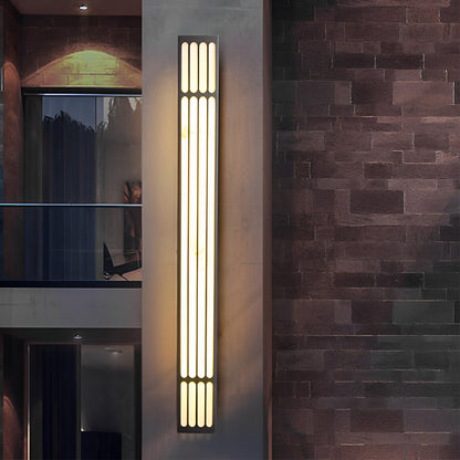Large Outdoor Wall Light Modern Rectangular LED Light