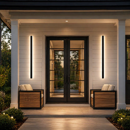 Outdoor Home Wall Sconce Light Dimmable – IP65 Waterproof Aluminum Exterior Wall Light for Porch, Patio & Garage
