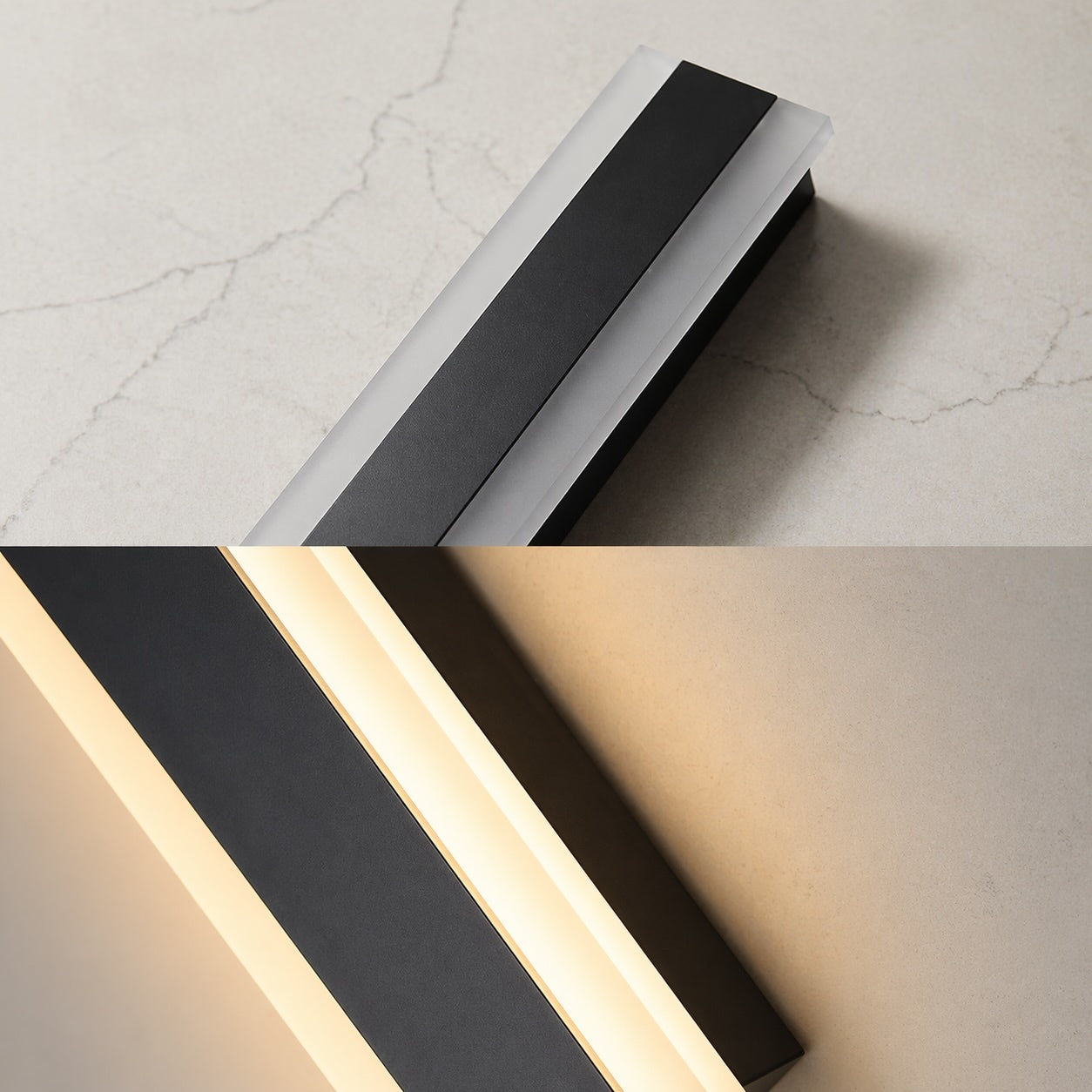 Outdoor Home Wall Sconce Light Dimmable – IP65 Waterproof Aluminum Exterior Wall Light for Porch, Patio & Garage