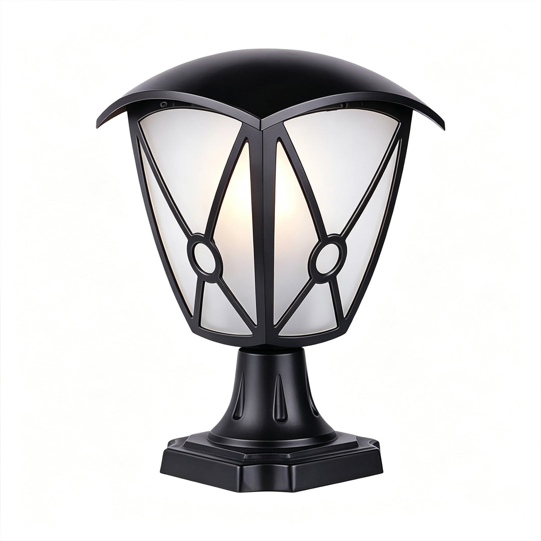 Aluminum Pillar Light European Style LED Garden Decorative Pole Lamp