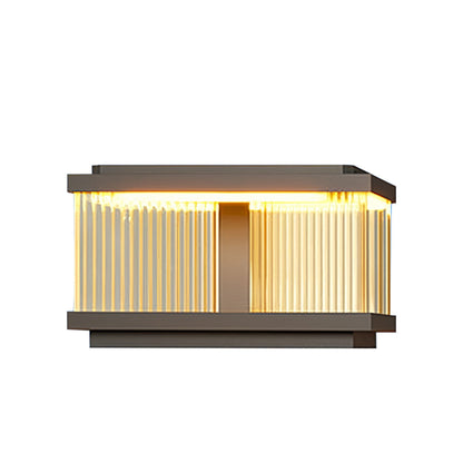 Pillar Post Lights Outdoor Waterproof Courtyard Square Light