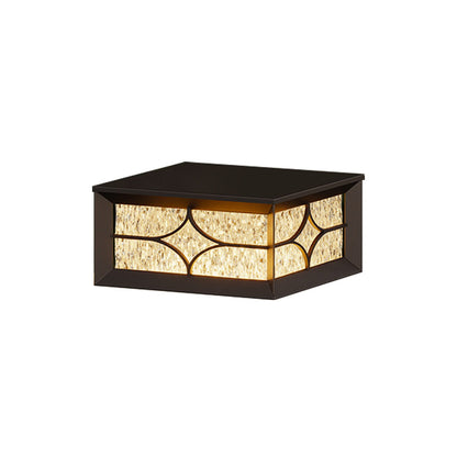 Exterior Pillar Light Waterproof Fence Gate Post Light