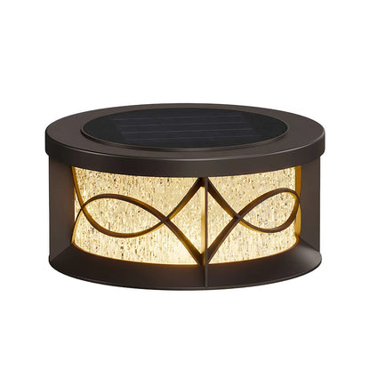 Round Pillar Lights Outdoor Waterproof Courtyard Light