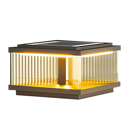 Pillar Post Lights Outdoor Waterproof Courtyard Square Light