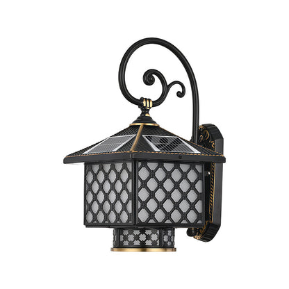 Solar Outdoor Sconces European-Style Waterproof Lamp