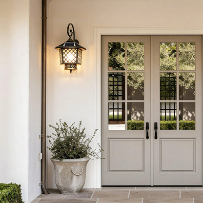 Solar Outdoor Sconces European-Style Waterproof Lamp