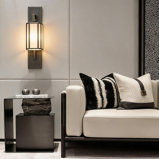Modern Black Wall Sconce Minimalist Retro LED Light