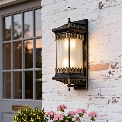 Retro Wall Sconces American Outdoor Waterproof Lamp