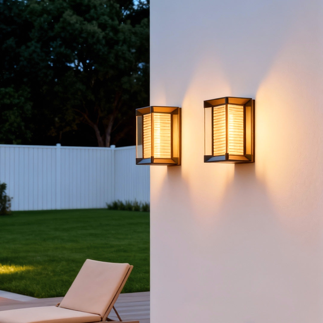 Outdoor Lighting Fixtures Wall Mount Waterproof Square Light