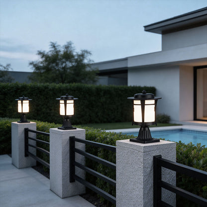 Pillar Lights for Gate Modern Minimalist Outdoor Light