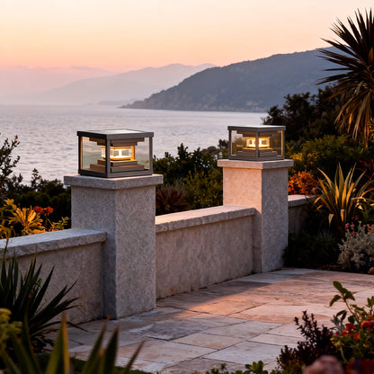 Pillar Lights for Gate Outdoor Courtyard Exterior Light