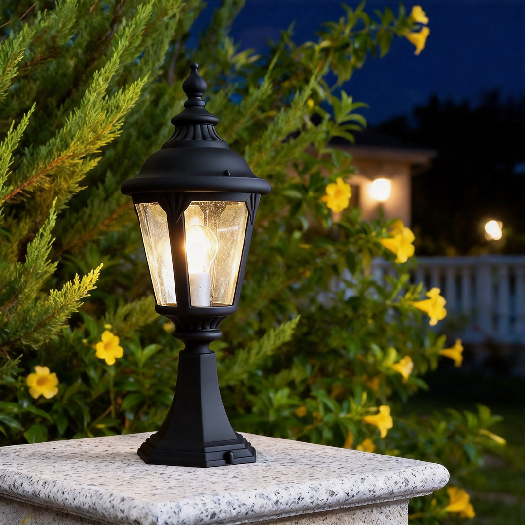 Fence Pillar Lights Waterproof Outdoor Exterior Column Head Lamp