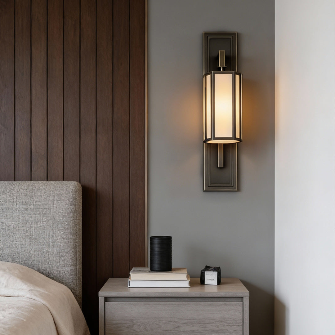 Modern Black Wall Sconce Minimalist Retro LED Light