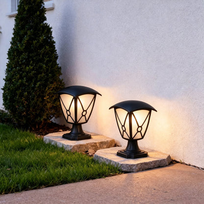 Aluminum Pillar Light European Style LED Garden Decorative Pole Lamp